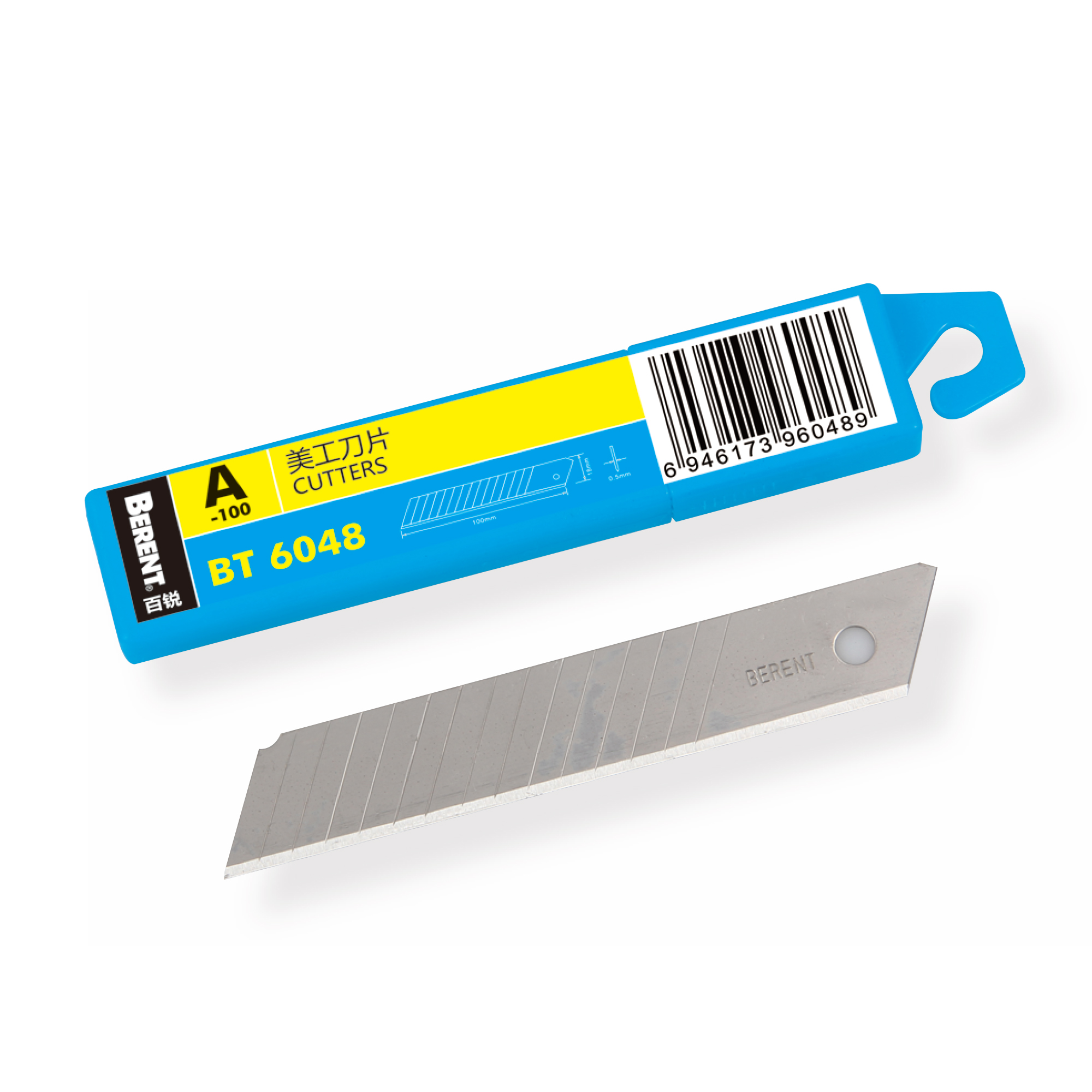 Utility Knife Blades 18 mm A-100 Berent